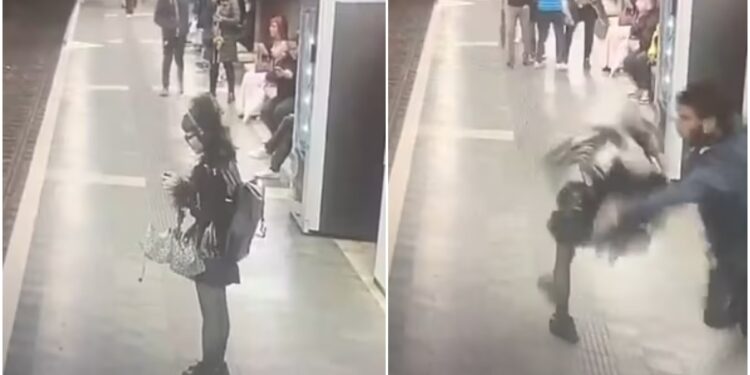 PAMJET TRONDITËSE/ I riu sulmon gratë teksa presin trenin, njëra prej tyre përfundon në tokë