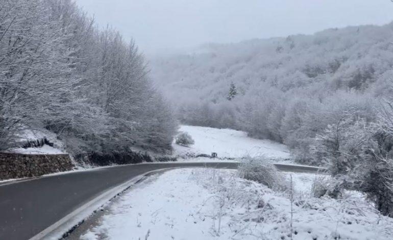 VIDEOLAJM/ Rikthehen reshjet e borës në qarkun e Korçës, si paraqitet situata e rrugëve