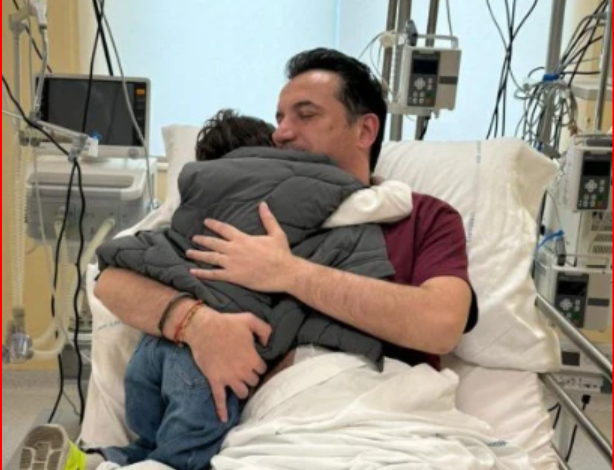 FOTOLAJM/ Pas operacionit ende në spital, Veliaj surprizohet nga i biri: Gëzuar Pashkën…