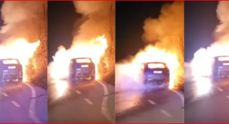 PRAG TRAGJEDIE/ Përfshihet nga flakët “Range Rover”-i në rrugën Fier-Seman, dyshohet se…
