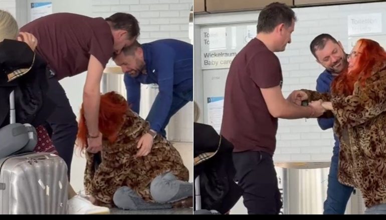 VIDEOLAJM/ I bie të fikët, Veliaj i vjen në ndihmë qytetares në aeroportin e Hanoverit