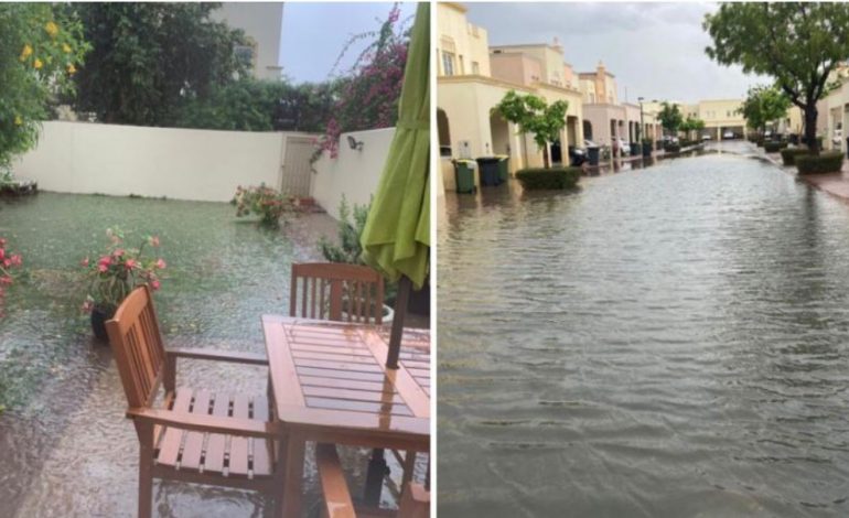 STUHITË MË TË KËQIA NË 20-VITE/ Moti i keq përmbyt rrugët në Dubai (PAMJE)