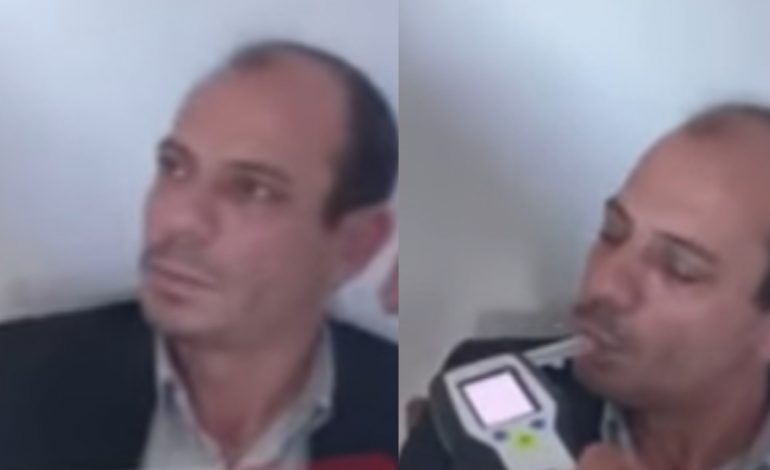 AKSIDENTOI PËR VDEKJE 24-VJEÇAREN/ Momenti kur shoferit i bëhet testi i alkoolit, rezultoi i dehur (VIDEO)