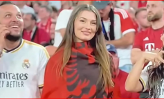 ME FLAMURIN KUQEZI/ Bifozja shqiptare merr gjithë vëmendjen në ndeshjen Bayern-Real. Bukuroshja “pushton” rrjetet sociale