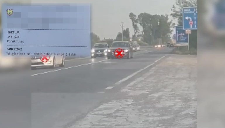 KUJDES NË RRUGË/ Policia ju vëzhgon: 28 mijë gjoba u vunë këtë javë, 34 shoferë u arrestuan