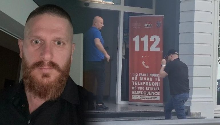 HAPI PORTAL PËR SHANTAZH/ Vetëdorëzohet në polici ish-shefi i AMP-së Kushtrim Selimi! Momenti kur shkon në policinë e Tiranës