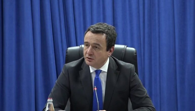 KOSOVË/ Kurti i sugjeron Lajçakut që draftstatutin e Asociacionit ta çojë në Komisionin e Venecias