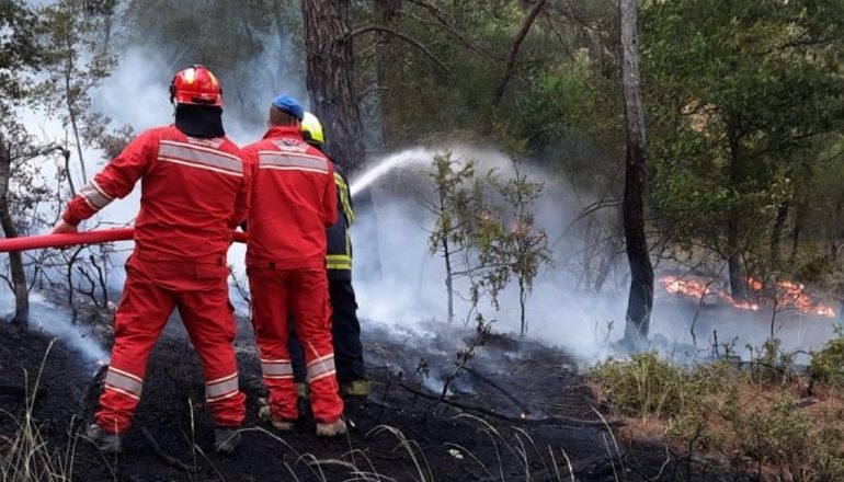 SITUATA ME ZJARRET/ Ministria e Mbrojtjes: 8 vatra aktive në të gjithë vendin