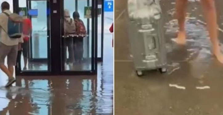 STUHI E FORTË SHIU NË ITALI/ Përmbytet aeroporti i Malpensës