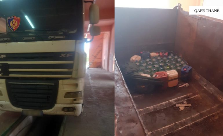 500 LITRA NAFTË KONTRABANDË NË KAMION/ Arrestohet 49-vjeçari në Qafë Thanë, si u zbulua