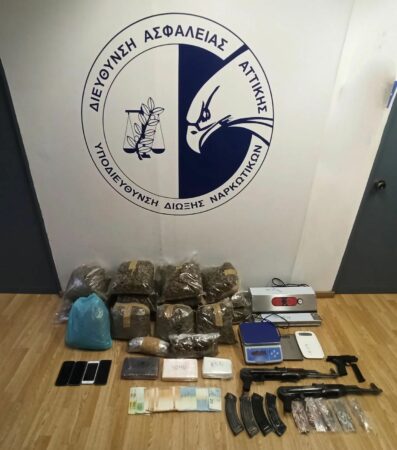 EMRAT/ Kapet sasi e madhe droge dhe arsenal armësh, në pranga çifti shqiptar