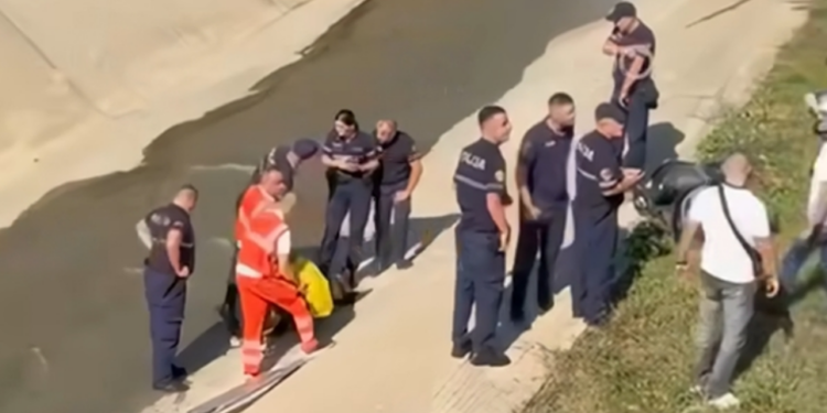 PO E NDIQTE POLICIA/ I riu me motor përfundon në lumin Lana, detajet e para