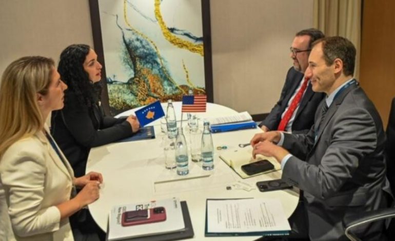AKSIONI NË VERI/ SHBA vlerëson përkushtimin e Vjosa Osmanit për një koordinim me bashkësinë ndërkombëtare