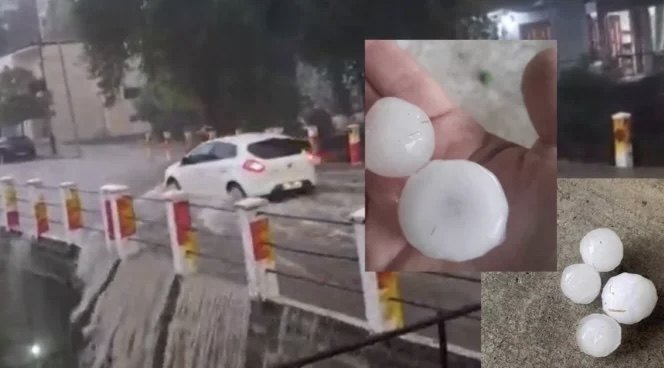 FOTOLAJM/ Stuhia e breshërit “godet” Gramshin, përmbyten edhe rrugët