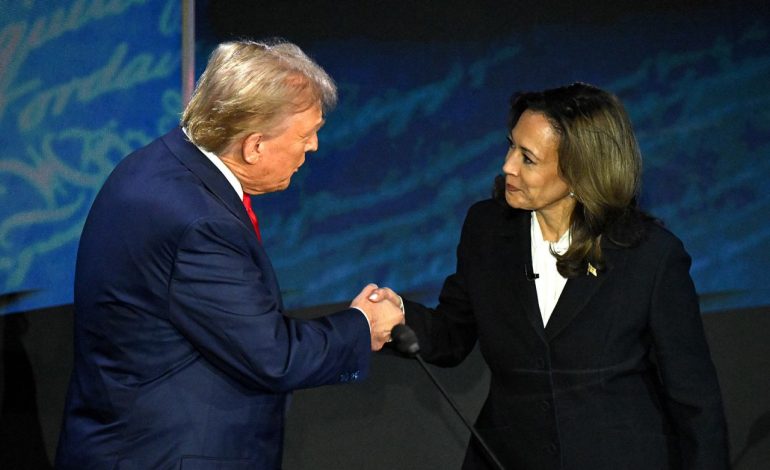 DEBATI HARRIS-TRUMP/ Përplasje për ekonominë, emigracionin, por edhe shtrëngim duarsh