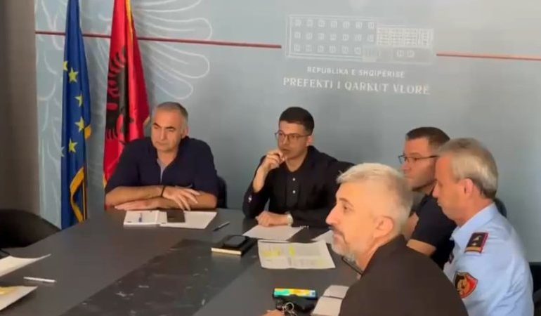 MBLIDHET SHTABI I EMERGJENCAVE NË VLORË/ Ministri: Do dëmshpërblejmë të gjithë ata që janë prekur nga përmbytjet