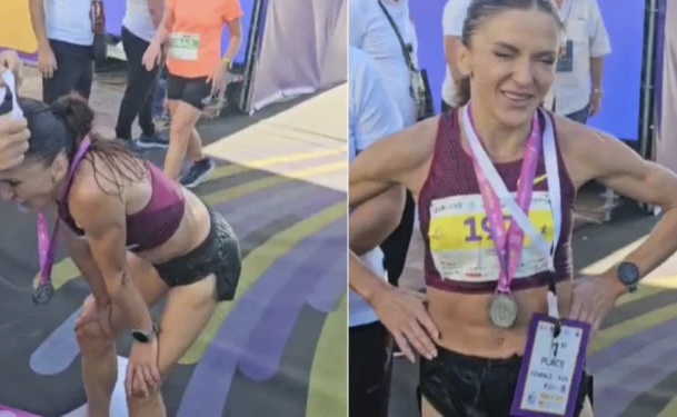 MARATONA E TIRANËS/ Luiza Gega mbërrin e para në vijën e finishit, vendos rekord të ri