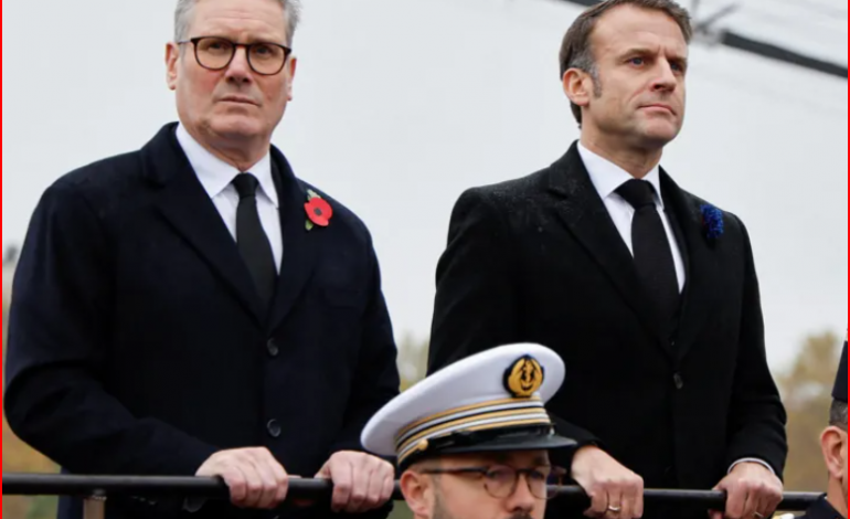 FRANCA DHE BRITANIA DO TË VIJOJNË MBËSHTETJEN PËR UKRAINËN/ Macron dhe Starmer zotohen për të penguar agresionin rus