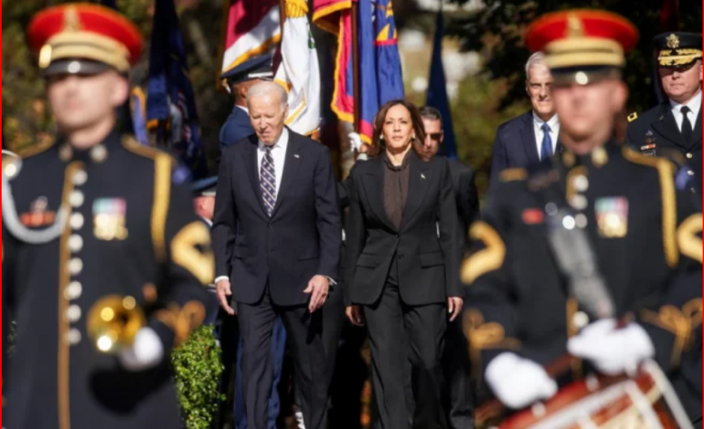 PAS HUMBJES NË ZGJEDHJE/ Kamala Harris shfaqet për herë të parë në publik krah Joe Biden