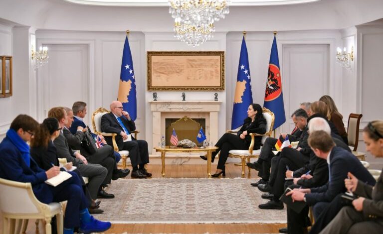 SHPËRTHIMI NË KANALIN E IBËR-LEPENCIT/ Osmani takim me ambasadorët e QUINT dhe kreun e KFOR-it