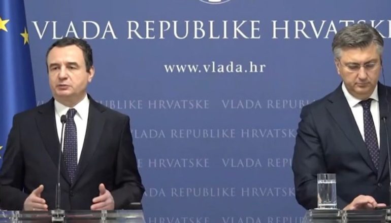 SULMI NË IBËR-LEPENC/ Kurti konferencë me homologun kroat Plenkoviç: Tani është shënjestruar popullsia civile