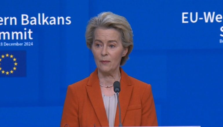 SAMITI I BE-BALLKANI PERËNDIMOR/ Von der Leyen: Do japim akses në kapitalin financiar me kosto të ulët, Shqipëria dhe Mali i Zi bashkohen vitin tjetër…