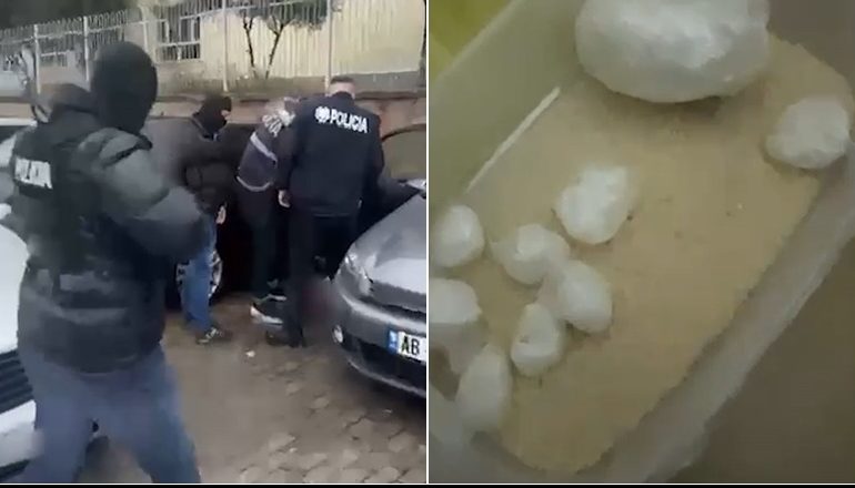 SHPËRNANTE KOKAINË PRANË SPITALIT/ Arrestohet 22 vjeçari brenda parkingut në QSUT (EMRI)