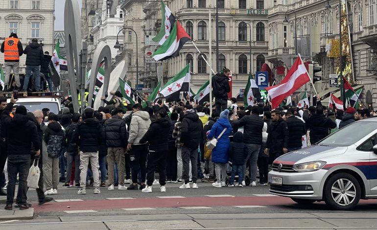 PAMJET EKSKLUZIVE/ Rënia e qeverisë së familjes Assad, ja si u festua në Vienë