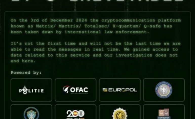 TJETËR GIDITJE NDAJ KRIMIT/ Pas Sky Ecc dhe Enchrochat, Europol: Kemi zbërthyer aplikacionin “Matrix”