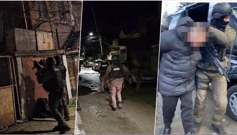 OPERACIONI NË POGRADEC/ Policia jep DETAJET: 6 persona, 28 banesa të kontrolluara dhe 200 forca në aksion! Sekuestrohen armë, drogë dhe para