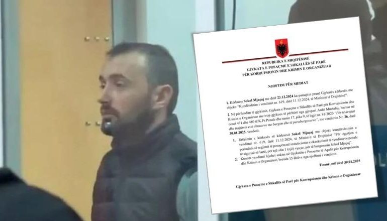KËRKOI TË DALË IZOLIMI NË ’41 BIS’/ GJKKO rrëzon kërkesën e Sokol Mjaçajt