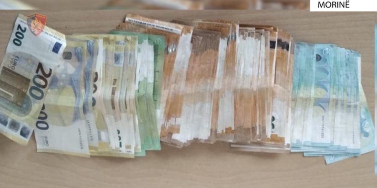 NUK DEKLAROI PARATË NË HYRJE TË MORINËS/ 41-vjeçarit i sekuestrohen mbi 13 mijë euro