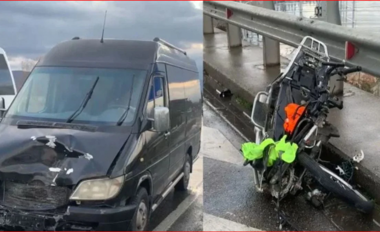 PËRPLASI PËR VDEKJE DREJTUESIN E MOTORIT/ Arrestohet shoferi i furgonit! Dyshohet se…