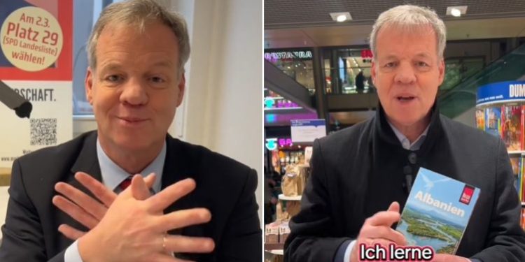 “KAM VENDOSUR TË MËSOJ SHQIP”/ Politikani gjerman bëhet viral, mediat: Nuk ka ndodhur kurrë më parë
