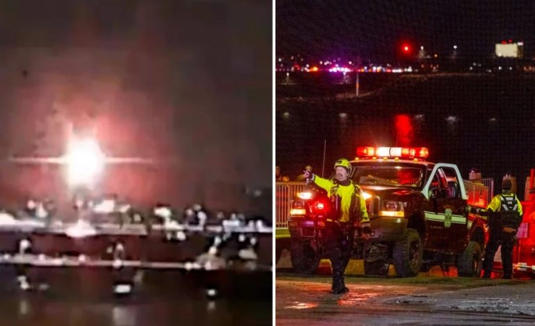 PAMJET/ Momenti fatal kur avioni me 64 pasagjerë përplaset me helikopterin e ushtrisë në aeroportin e Uashingtonit, deri tani 18 viktima