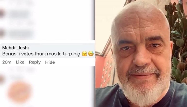 “BONUSI I PENSIONISTËVE PËR TË MARRË VOTA”/ Rama i përgjigjet komentuesit: Po bëjmë reformë! Nuk po krijojmë piramidën fatale të…