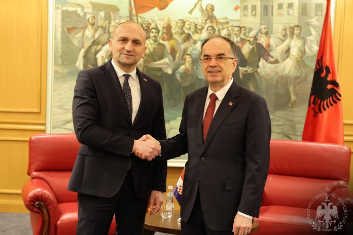 “MBËSHTETJE NË INTEGRIMIN E SHQIPËRISË NË BE”/ Presidenti Begaj takon zv kryeministrin e Kroacisë