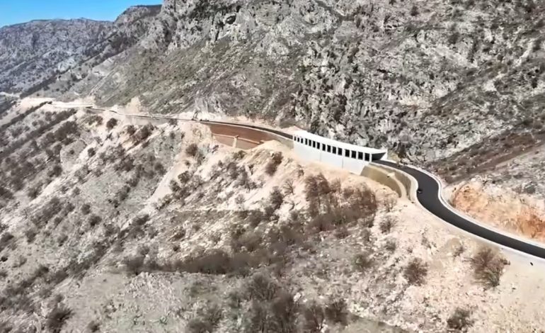 RRUGA E RE SHËNGJIN-VELIPOJË DREJT PËRFUNDIMIT/ Rama ndan pamjet me dron: Tjetër spektakël i bukurive shqiptare