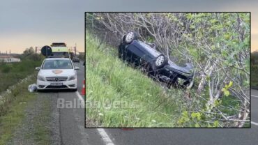 PAMJET/ Makina del nga rruga e përfundon në kanal në Milot-Laç, çfarë ndodhi me shoferin dhe pasagjerët
