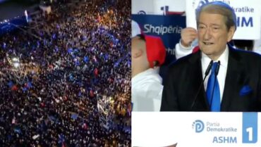 PËRLOTET GJATË ÇELJES SË FUSHATËS/ Berisha: Rama e ka të vështirë natën sonte, aroma e fitores ndihet në ajër
