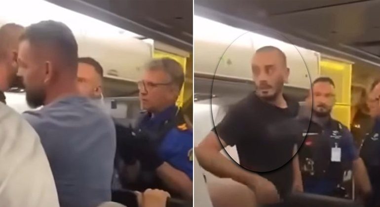 “TË DHJ****A O SURRAT…”/ Shqiptari tenton të hapë derën e avionit që fluturonte nga Zvicra, udhëtarët i hidhen sipër dhe e ndalojnë