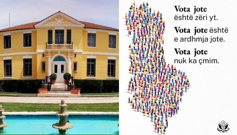 MESAZHI i Ambasadës Amerikane në Tiranë dy ditë para zgjedhjeve të 11 majit: Vota jote nuk ka çmim
