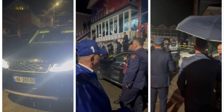 INCIDENT NË DIBËR/ Eksponentë të PD bllokojnë makinën e Blendi Klosit dhe biznesmenit