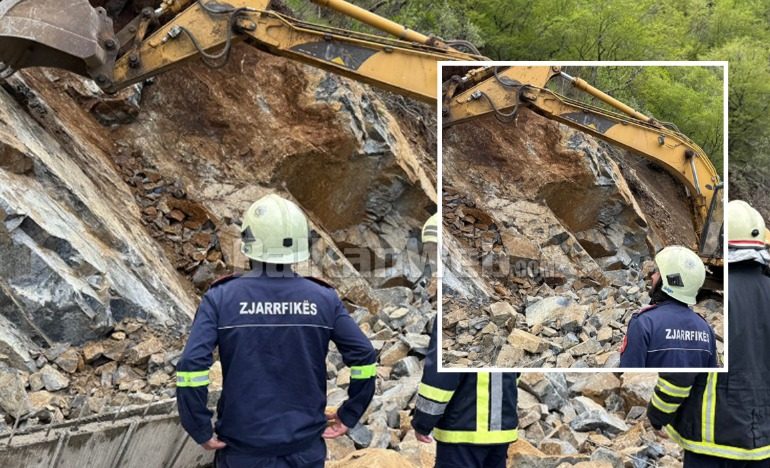 DY TË RINJTË HUMBËN JETË PAS SHEMBJES MASIVE TË DHEUT/ Pamje nga vendngjarja në Gramsh