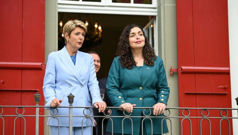 TAKIMI ZYRTAR NË ZVICËR/ Osmani: Bashkë po shkruajmë kapitullin e ri të historisë së partneritetit midis shteteve dhe popujve tanë