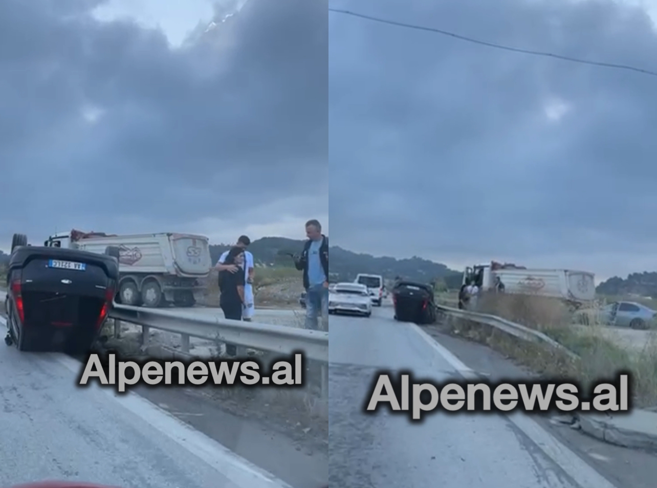 PAMJET E RËNDA/ Aksident në Vorë, përmbyset makina. Detajet e para nga vendngjarja