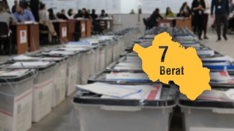 PËRFUNDON NUMËRIMI NË QARKUN E BERATIT/ PS siguron 5 mandate, PS-ASHM merr 2 deputetë
