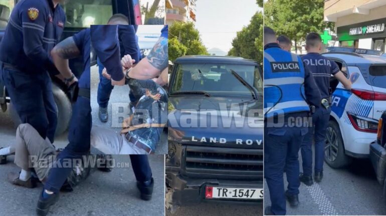 PAMJET/ Skenë si nëpër filma në Tiranë! Mori përpara disa makina policie, arrestohet i riu