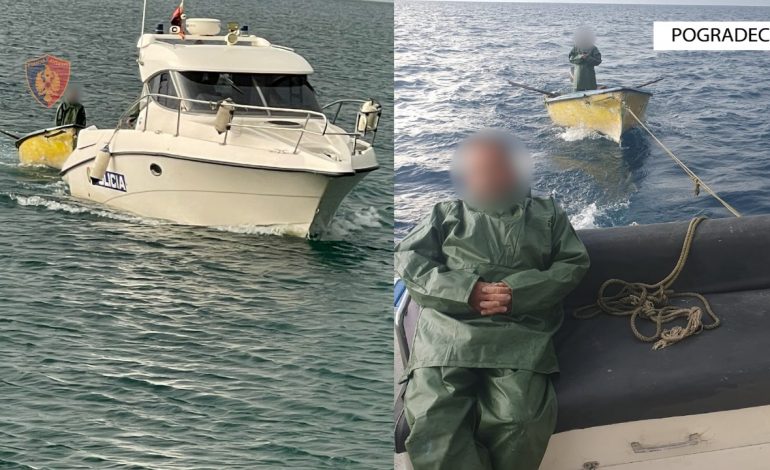 MOTI I KEQ NË POGRADEC/ Kishin dalë me varkë për të peshkuar, policia shpëton 2 persona nga mbytja në liqen