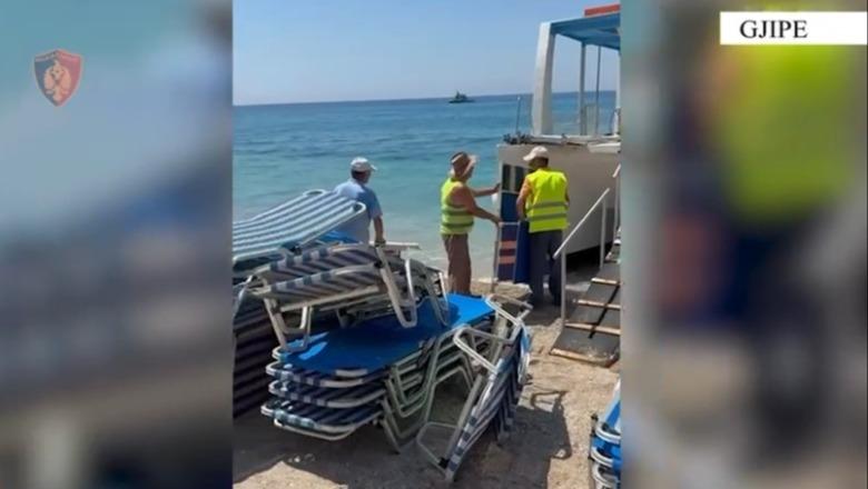 ZAPTUAN HAPËSIRAT PUBLIKE/ Policia aksion në plazhin e Gjipesë! 4 persona nën hetim
